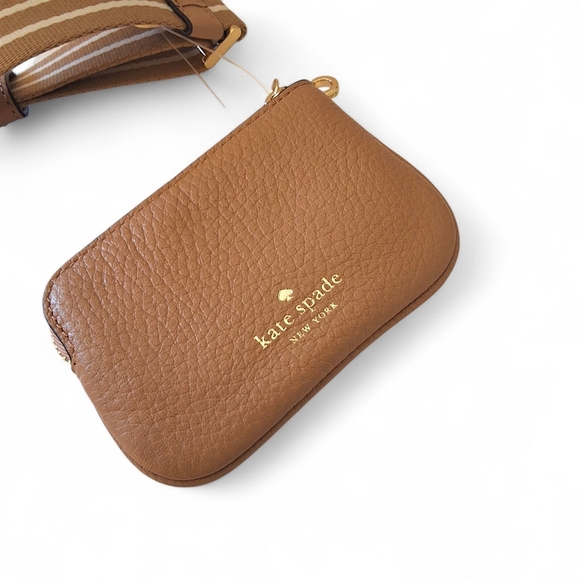 Kate Spade Rosie Mini Bucket Bag Faux Fur Light Fawn Tan Crossbody NWT - Picture 11 of 14